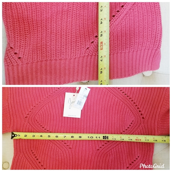 ❤Joie Landyn Blouson SleeveSweater DesertRose XXS - Picture 8 of 9